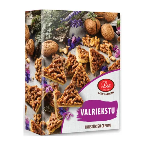 Cepumi Valriekstu trijstūrīši 220g, Lāči