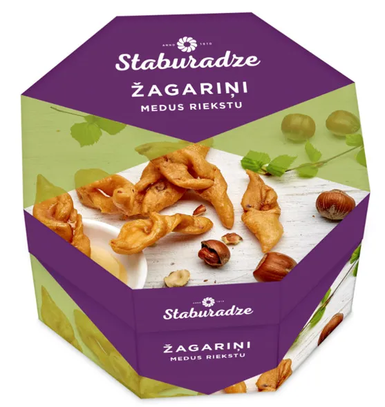 Cepumi Žagariņi medus, riekstu 400g, Staburadze