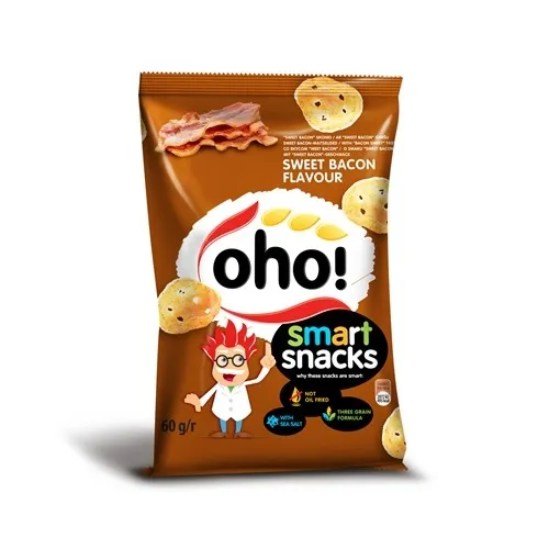 Čipsi ar bekona garšu 60g, Oho!