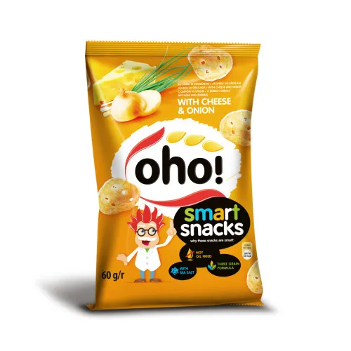 Čipsi ar siera garšu 60g, Oho!