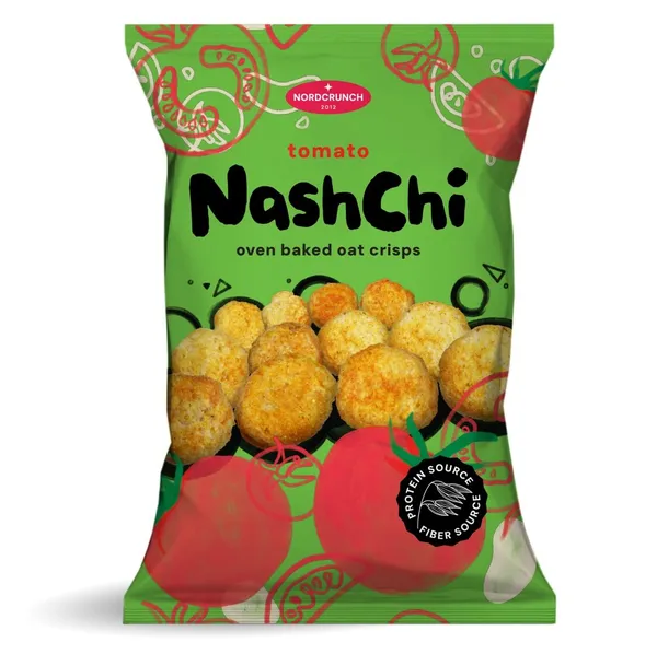 Čipsi auzu ar tomātu garšu 60g, Naschi