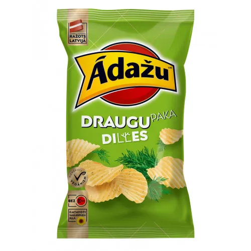 Čipsi Dilles Draugu paka 180g, Ādažu