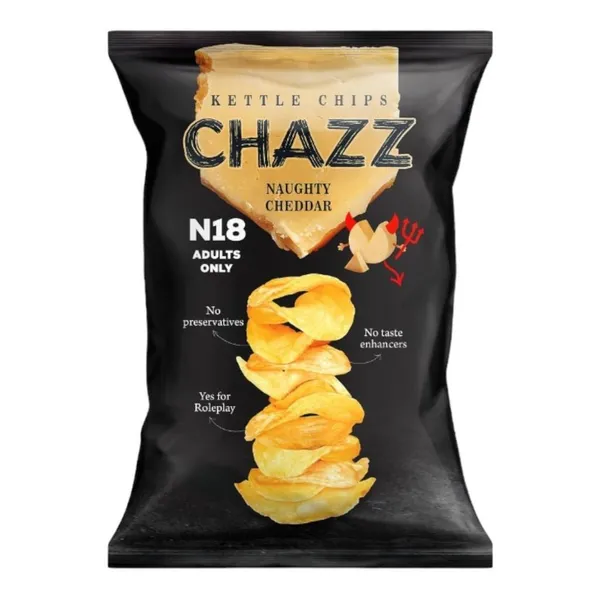 Čipsi kartupeļu ar Čedaras sieru 90g, Chazz