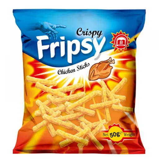 Čipsi nūjiņas ar vistas garšu 50g, Fripsy