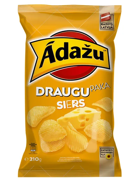 Čipsi Siers, Draugu paka 180g, Ādažu
