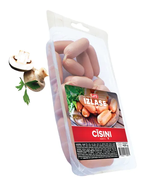 Cīsiņi LaTS izlase 420g