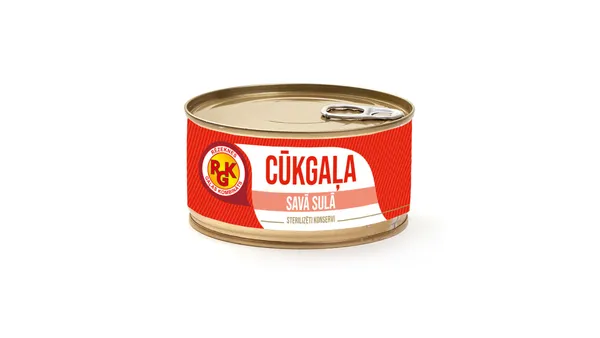 Cūkgaļa savā sulā, sterilizēti konservi (bundža) 325g, RGK
