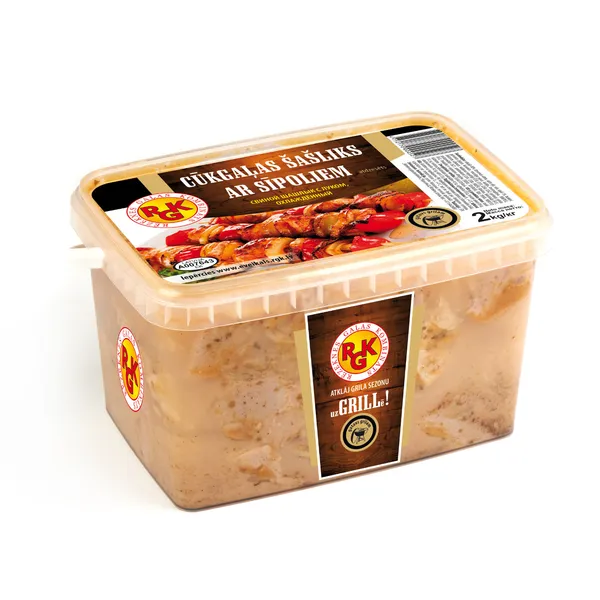Cūkgaļas šašliks ar sīpoliem atdzesēts /spainis/ 2kg, RGK
