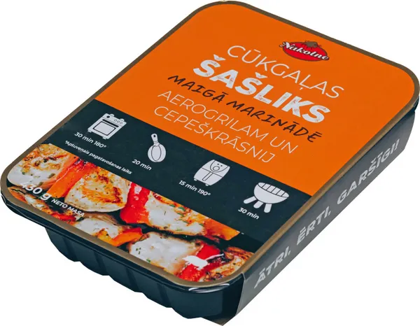 Cūkgaļas šašliks maigā marinādē 430g, GPU Nākotne