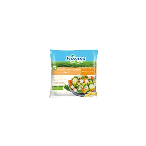 Dārzeņi cepšanai ar zaļumiem, saldēti 400g, Frozana