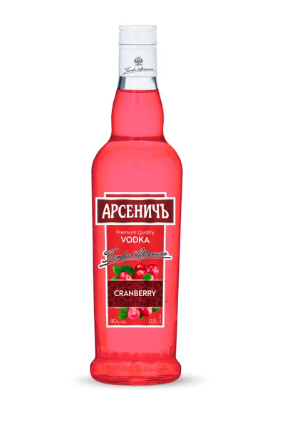 Degvīns aromatizēts Arsenitch dzērvene 40% 0.5l
