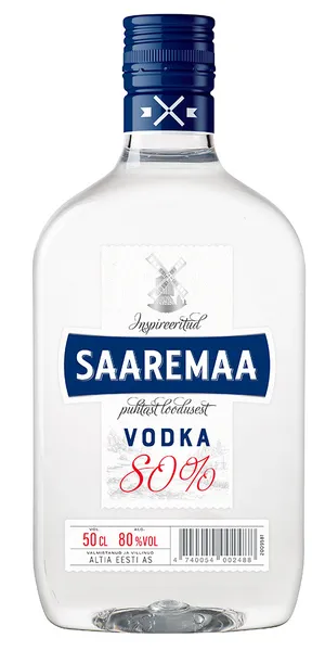 Degvīns Saaremaa Vodka 80% 0.5L PET
