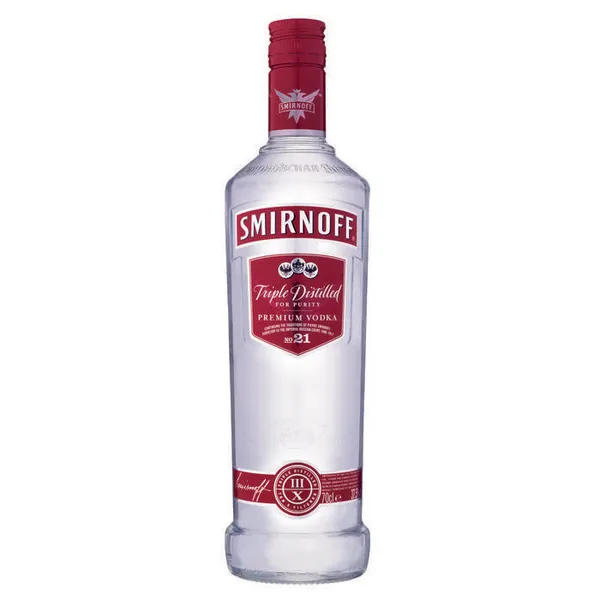 Degvīns Smirnoff Red Vodka 40% 0.7l.