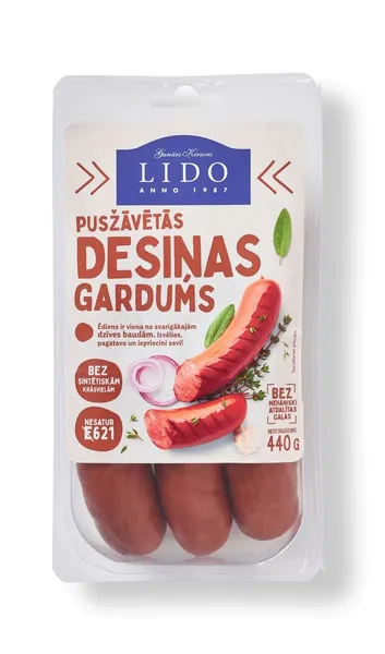Desiņas Gardums pusžāvētas 440g, Lido