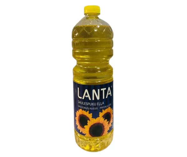 Eļļa saulespuķu rafinēta 1l, Lanta