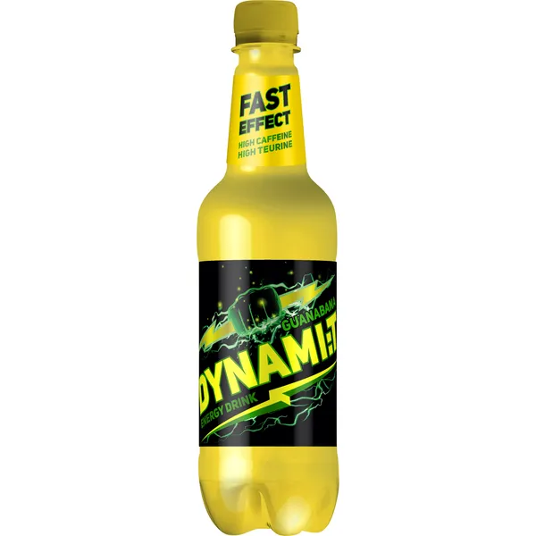 Enerģijas dzēriens Dynami:t Guanbana 0.5l PET