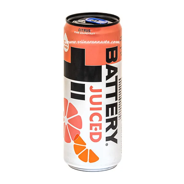 Enerģijas dzēriens Juiced Citrus 0.33l CAN, Battery
