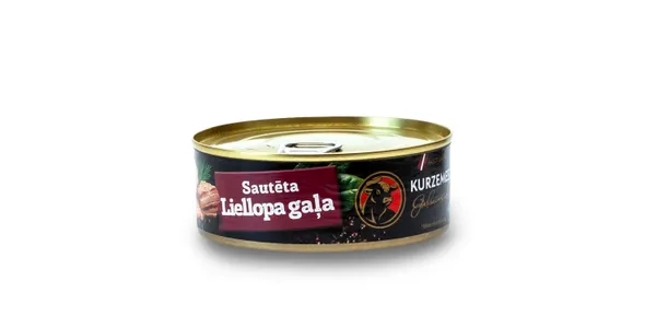 Gaļas konservi Sautēts liellops 250g, KGS