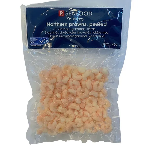 Garneles ziemeļu, tīr., vār., MSC, 200/350, sald., vak., 30*(t.s. 145g), (P.Borealis), R Seafood