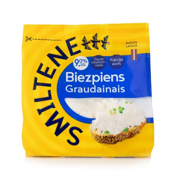 Graudainais 9% biezpiens 200g, Smiltene