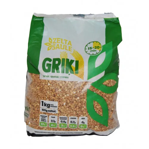 Griķi 1kg, Zelta Saule