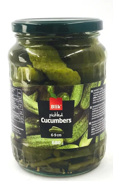 Gurķi marinēti (6-9) 680g (360g), Blik