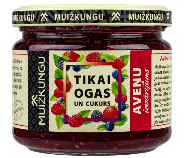 Ievārījums Aveņu 350g, Muižkungu.