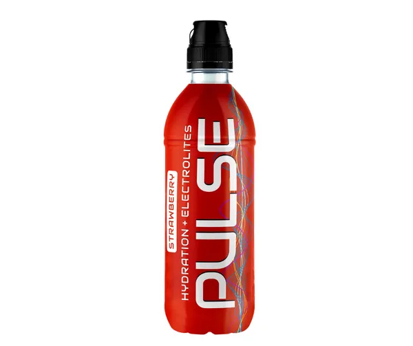 Izotoniskais dzēriens negāzēts ar zemeņu garšu 0.5l, Pulse