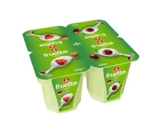 Jogurta deserts Fruetto Light zemeņu, ķiršu 0.2% 125g