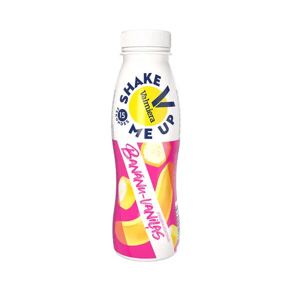 Jogurta kokteilis Shake banānu - vaniļas 220g, Valmiera