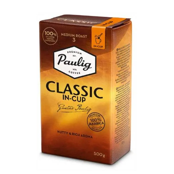 Kafija malta Classic In Cup 500g, Paulig