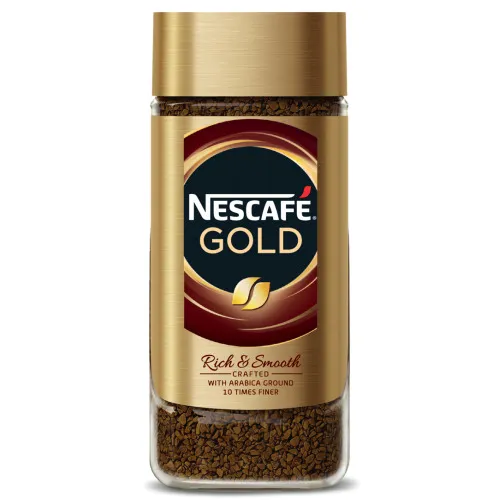 Kafija šķīstoša ar grauzdētu malto kafiju Gold 100g, Nescafe