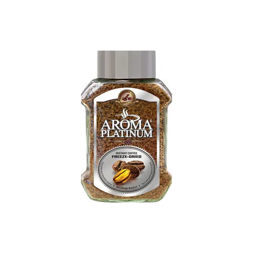 Kafija šķīstošā dabīgā gran. Aroma Platinum 100g