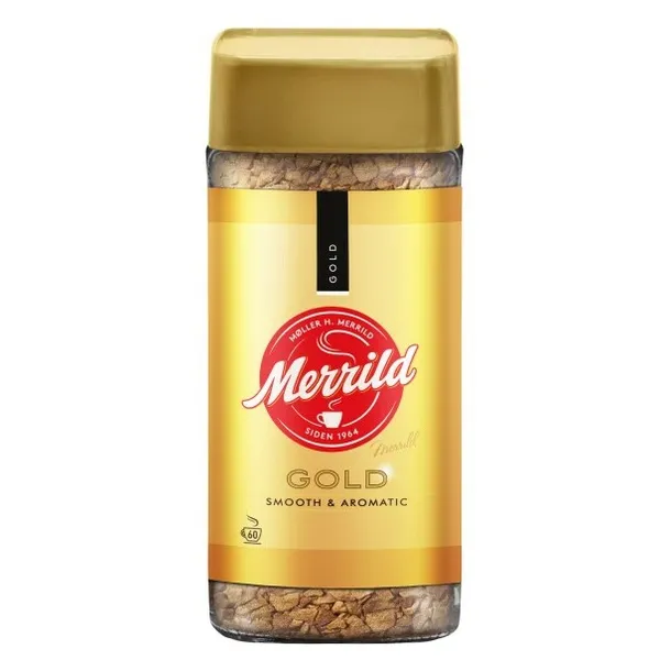 Kafija šķīstoša Gold 100g, Merrild