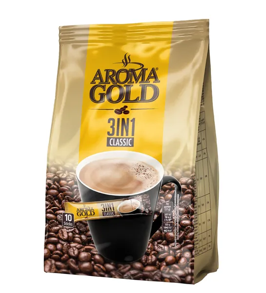Kafijas dzēriens 3in1 170g mais., Aroma Gold