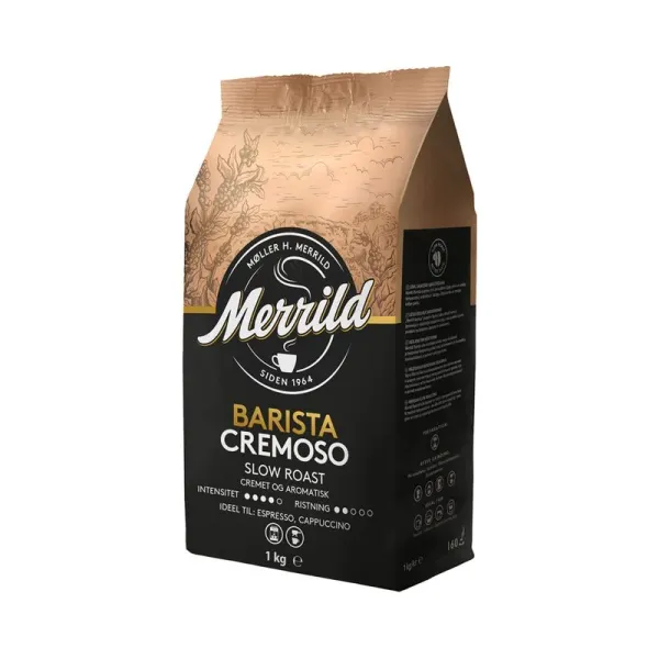 Kafijas pupiņas Barista Cremoso 1kg, Merrild