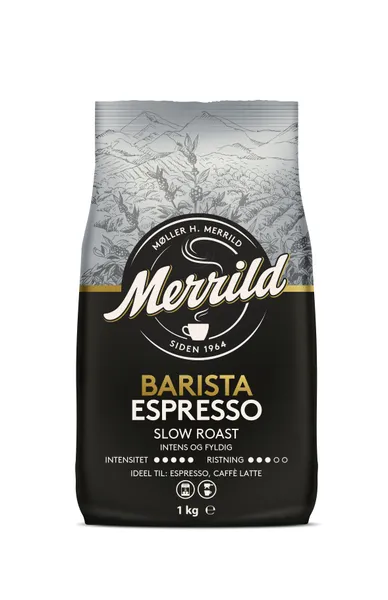 Kafijas pupiņas Barista Espresso 1kg, Merrild