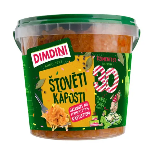 Kāposti štovēti Klasiskie 700g, Dimdiņi