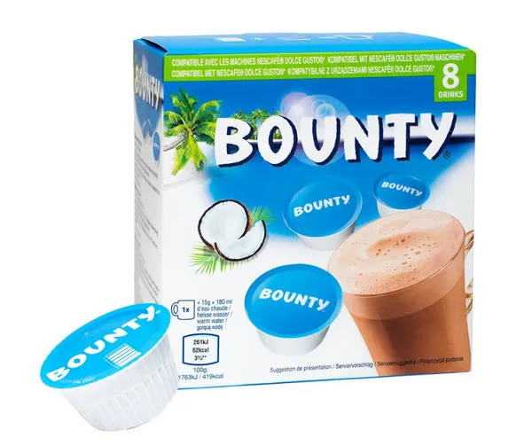 Kapsulas BOUNTY karstā šokolāde (Dolce Gusto Compatible) 8x15g