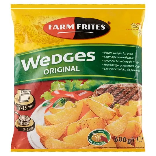 Kartupeļu daiviņas Original ar mizu 600g, Farm Frites