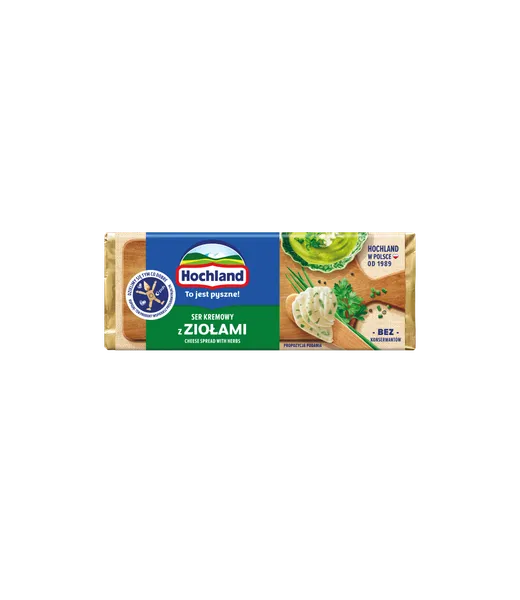 Kausētais siers ar zaļumiem 90g, Hochland