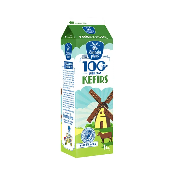Kefīrs 2.5% 1kg, Limbažu Piens