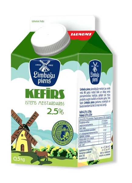 Kefīrs 2.5% 500ml, Limbažu Piens
