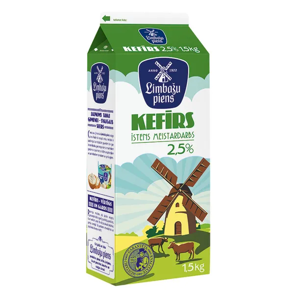 Kefīrs Lielais 2.5% 1.5kg, Limbažu Piens