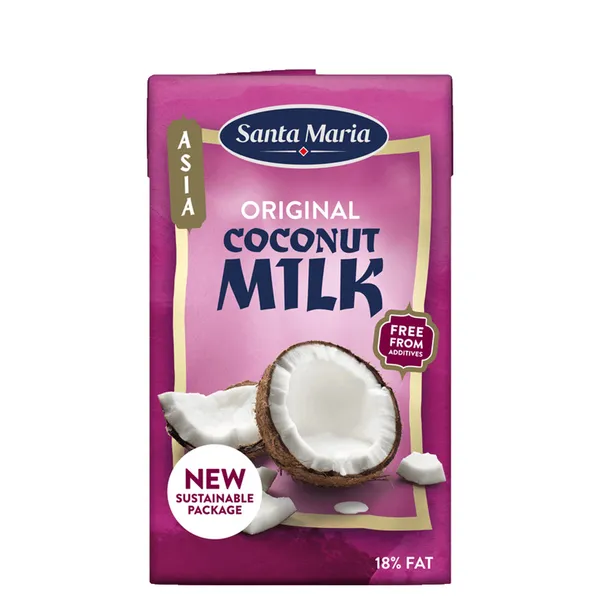 Kokosriekstu piens oriģinālais 250ml, Santa Maria