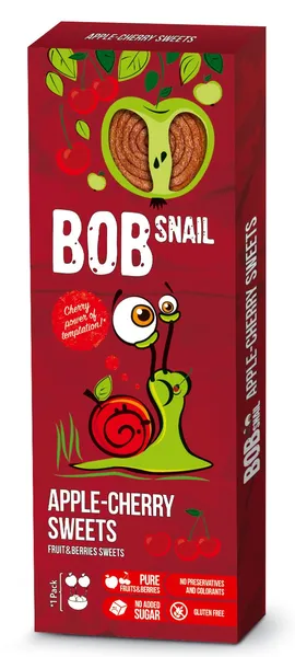 Konfektes ābolu-ķiršu 30g, Bob Snail