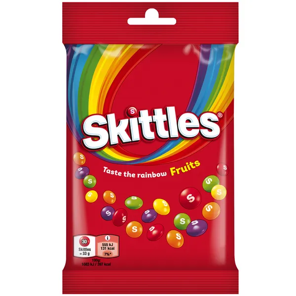 Konfektes Fruits 95g, Skittles