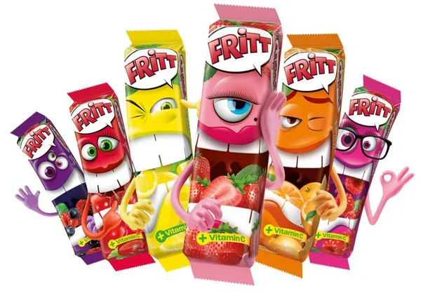 Konfektes košļājamās 70g, Fritt