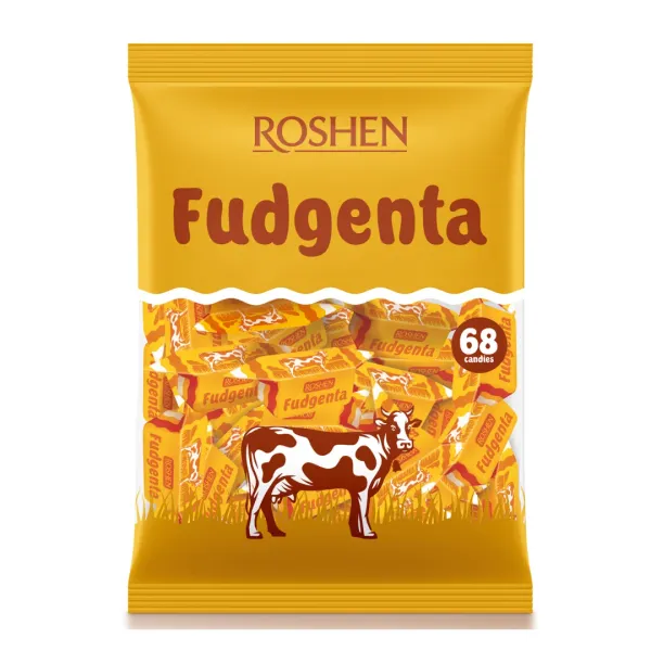 Konfektes piena Fudgenta 785g, Roshen