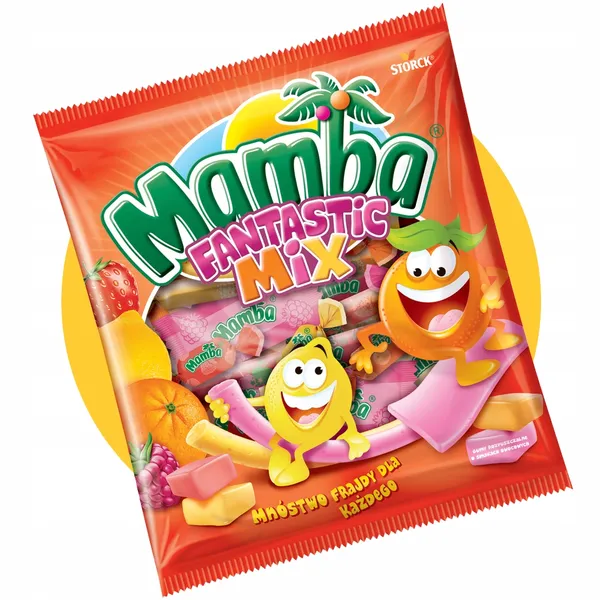 Košļ. konf. Mamba Fantastic Mix 140g